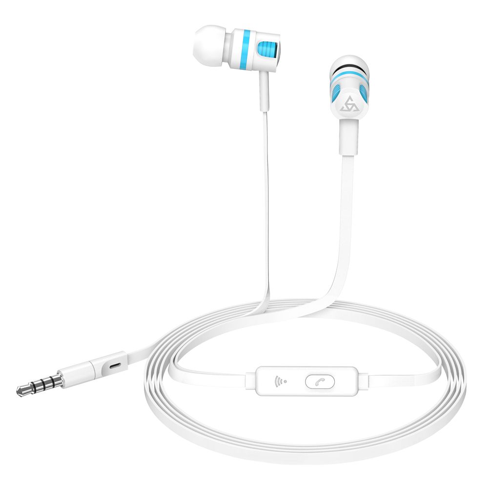 Generic - PTM Filaire In-Ear Écouteurs Stéréo Gaming Headset Casque avec Contrôle en Ligne et Microphone pour PSP iPhone iPad Android Smartp - Micro-Casque