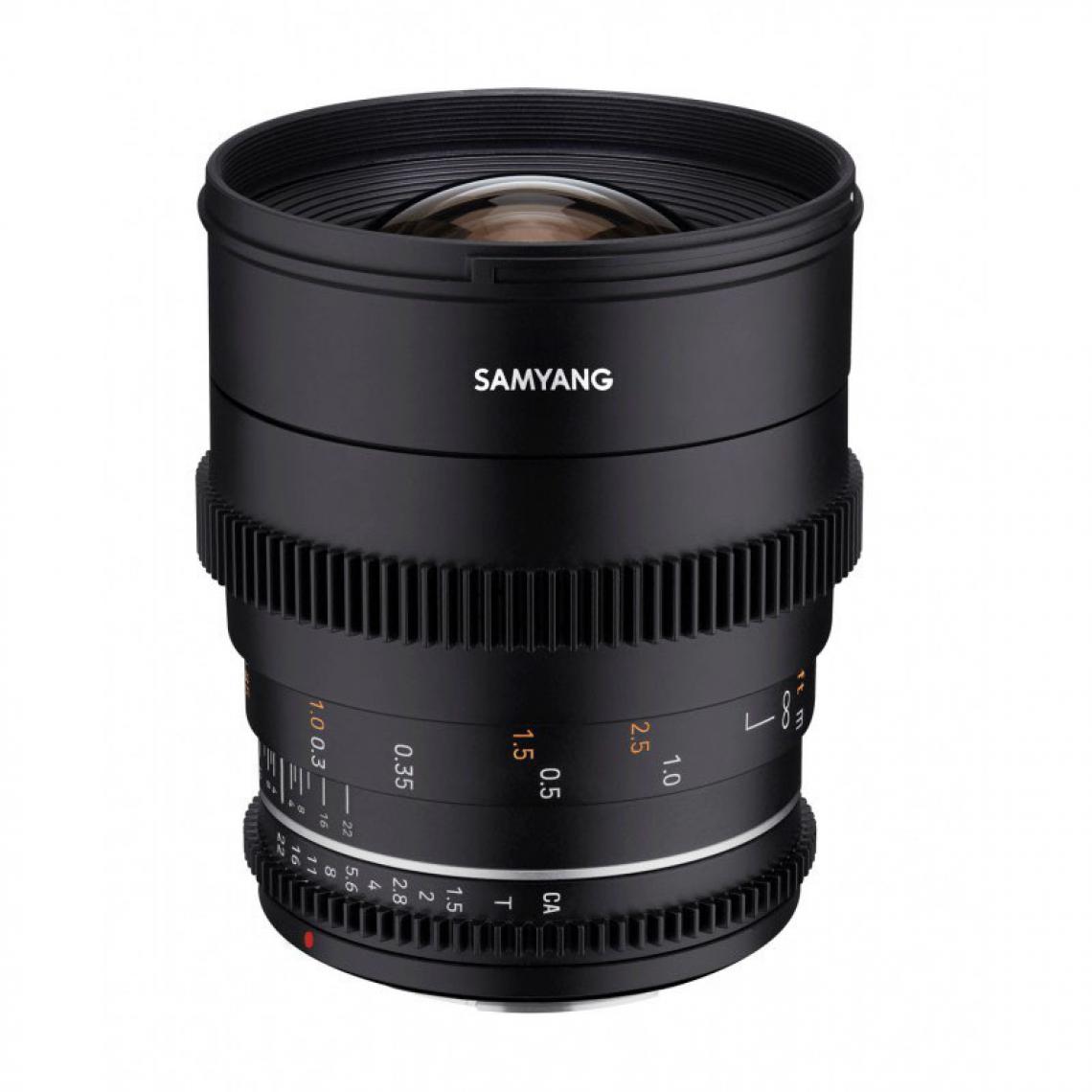 Samyang - SAMYANG Objectif vidéo VDSLR 24mm T1.5 MK2 Canon EF - Objectif Photo