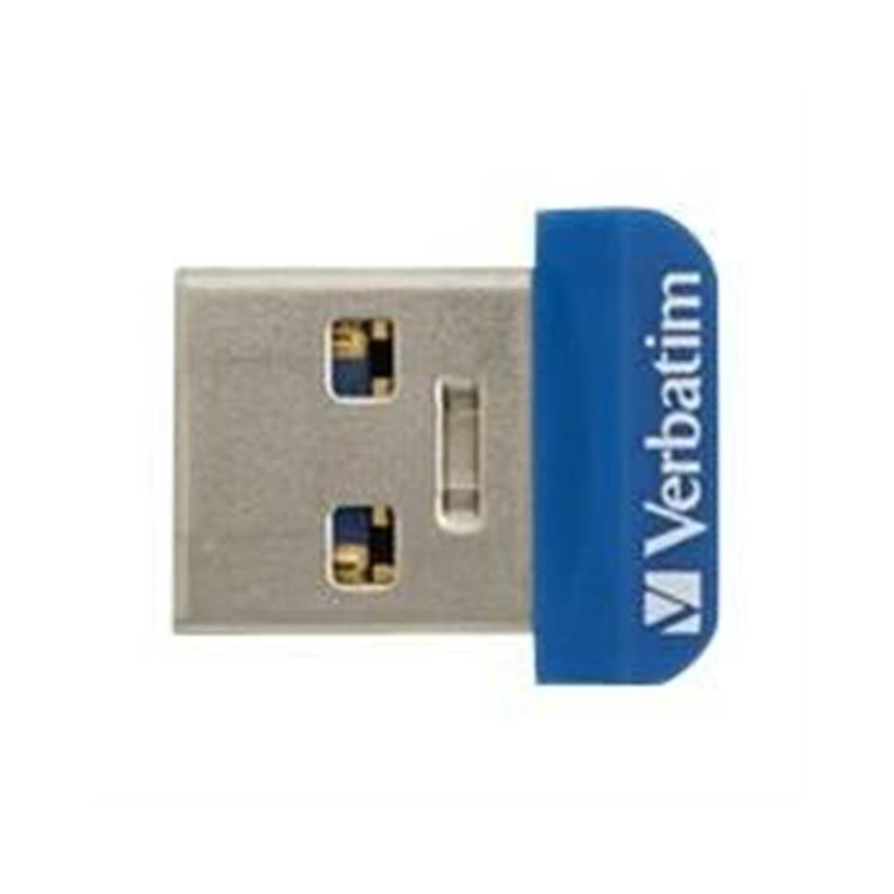Verbatim - VERBATIM Clé USB3.0 64Go Nano STORE'N STAY Bleu - Clés USB