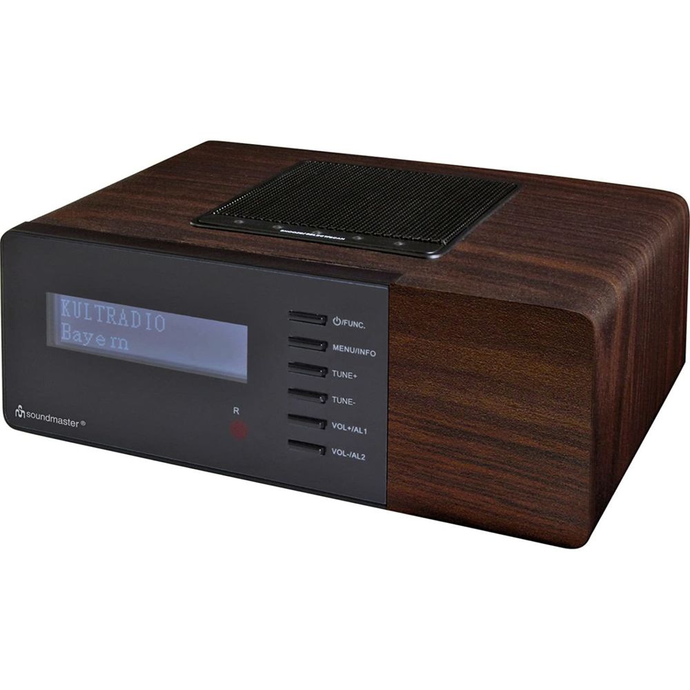 Soundmaster - radio numérique DAB+ PLL UKW avec écran LCD marron noir - Radio