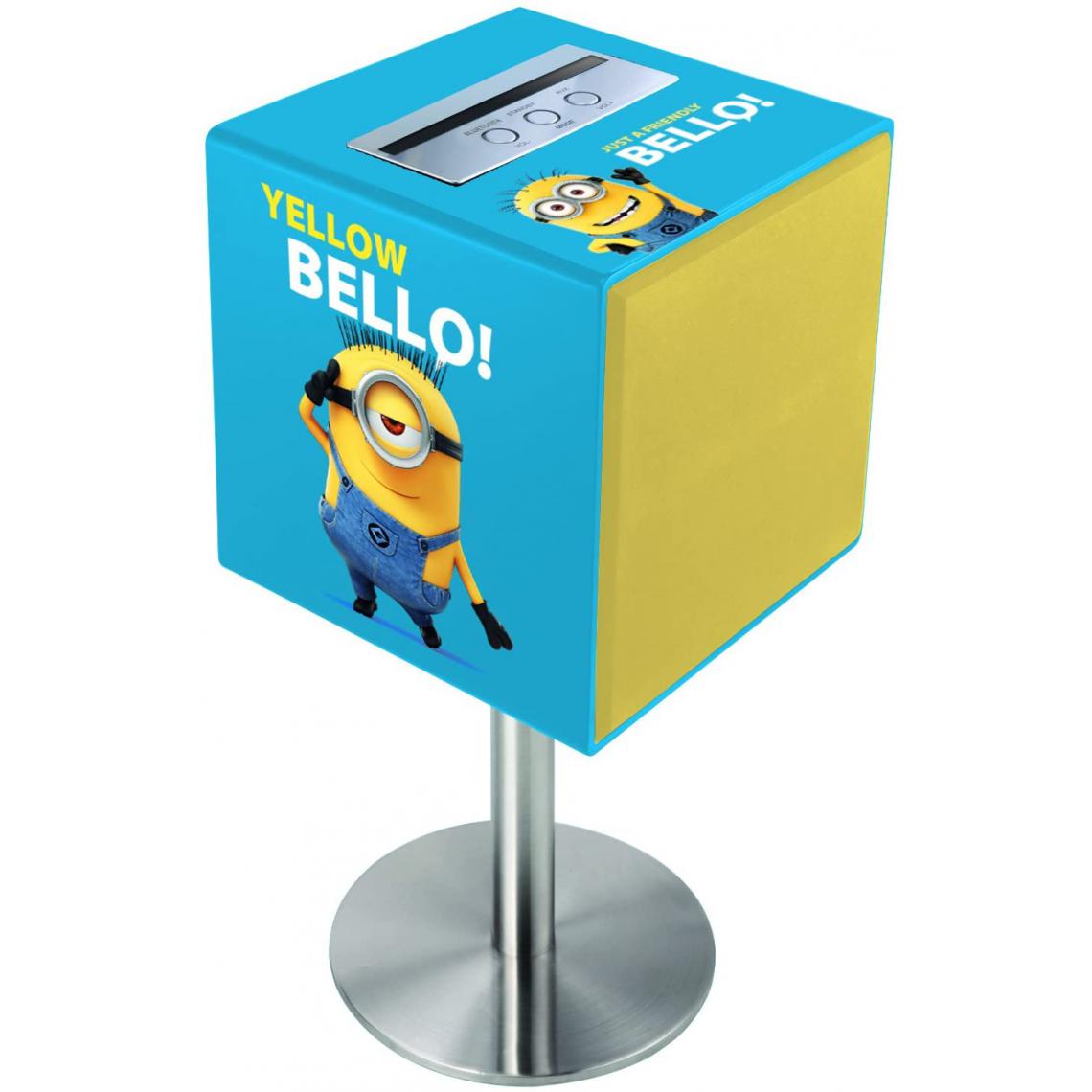 lexibook - enceinte Cube Bluetooth 100W Moi Moche et Méchant Minions bleu jaune - Enceintes Hifi