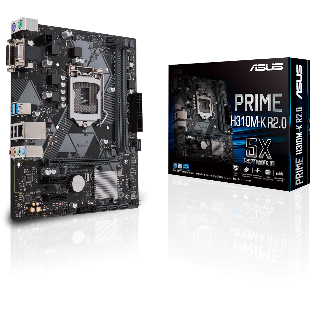 Asus - PRIME H310M-K R2.0 - Carte mère Intel