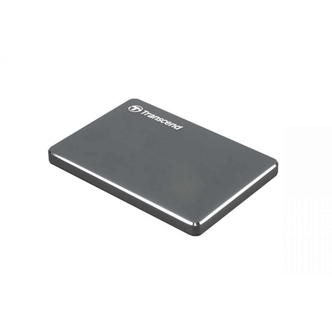 Transcend - StoreJet - 2 To - 2,5" - USB 3.1 Gen 1 - Gris - Disque Dur externe