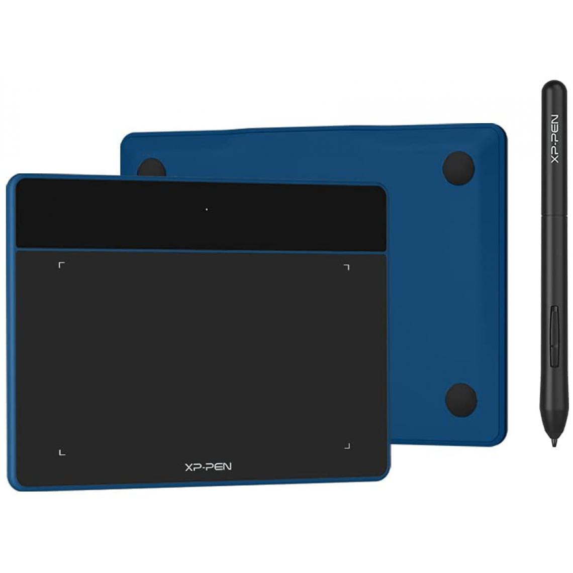 Xp-Pen - XPPen Deco Fun XS Tablette Graphique à Dessin Taille 4x3 Pouces Tablette à Stylet pour Ecriture Signature Electronique Télétravail et Apprendissage à Distance (Bleu Océan) - Tablette Graphique