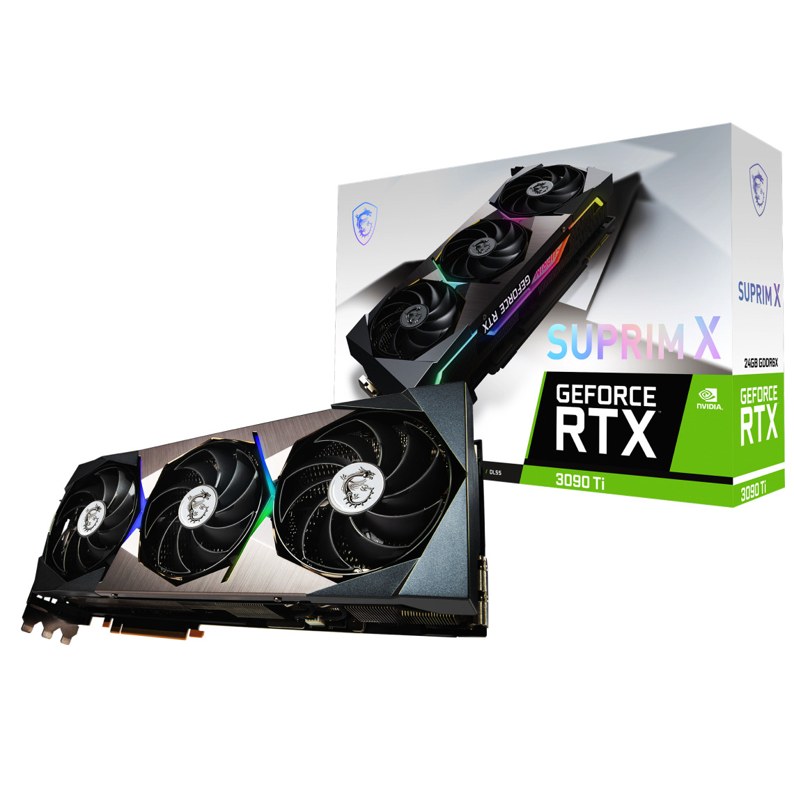 Msi - GeForce RTX 3090 Ti SUPRIM X 24G - Carte Graphique NVIDIA