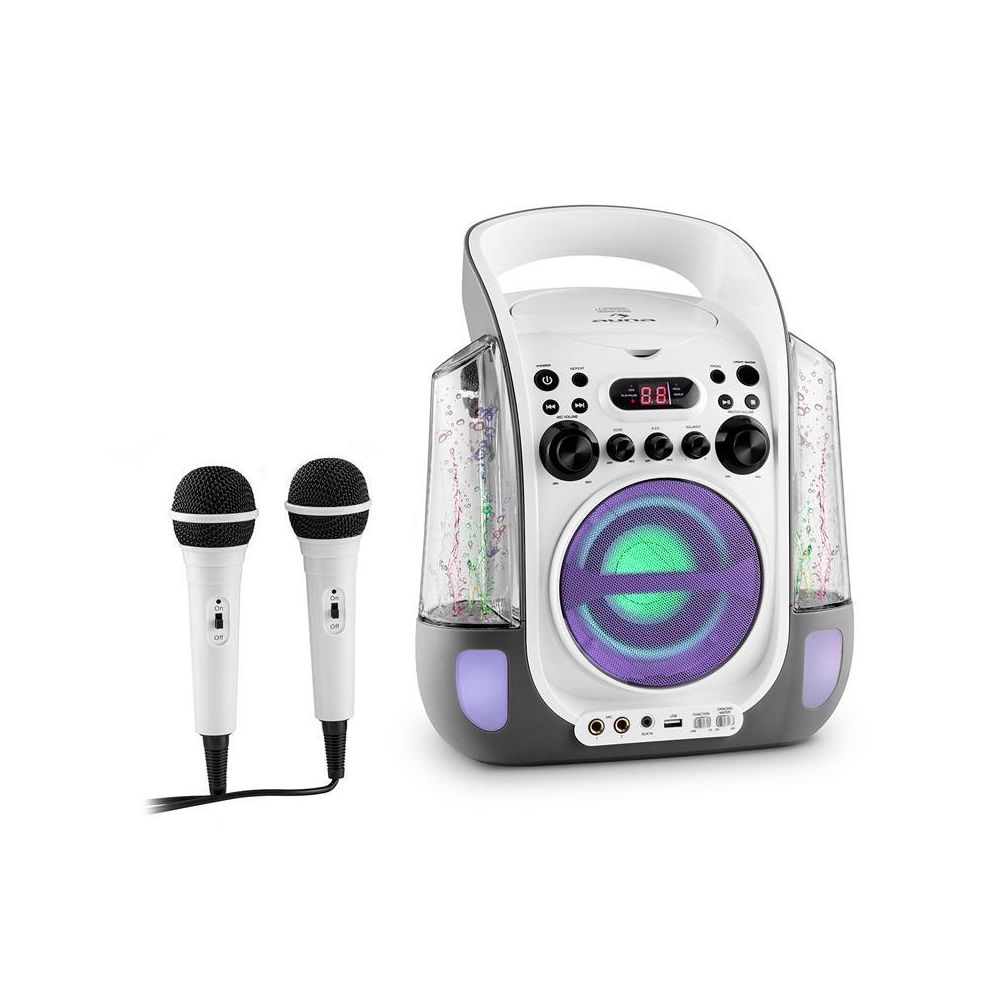 Auna - auna Kara Liquida Chaîne karaoke design CD USB MP3 Fontaine LED 2 micros Auna - Sonorisation portable