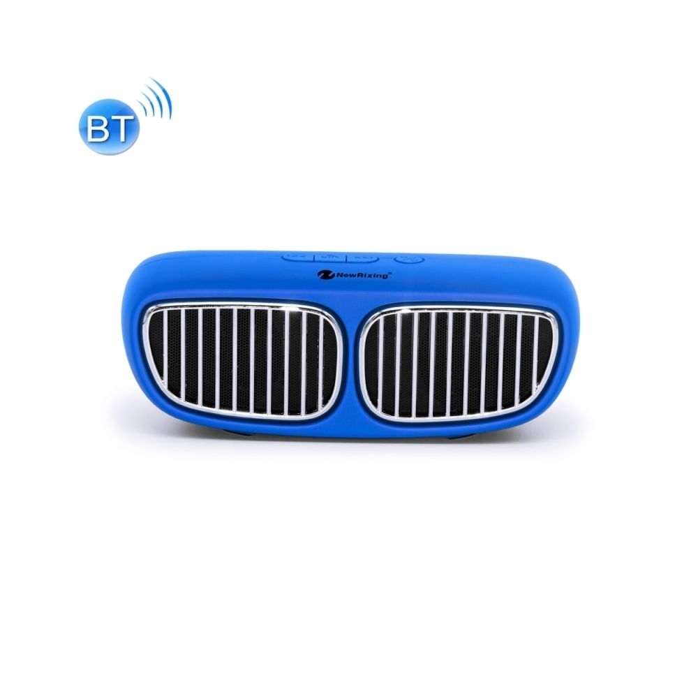 Wewoo - Enceinte Bluetooth Modèle de voiture Concept Conception Haut-parleur avec fonction d'appel mains libres, Carte support TF, USB & FM et AUX (Bleu) - Enceintes Hifi