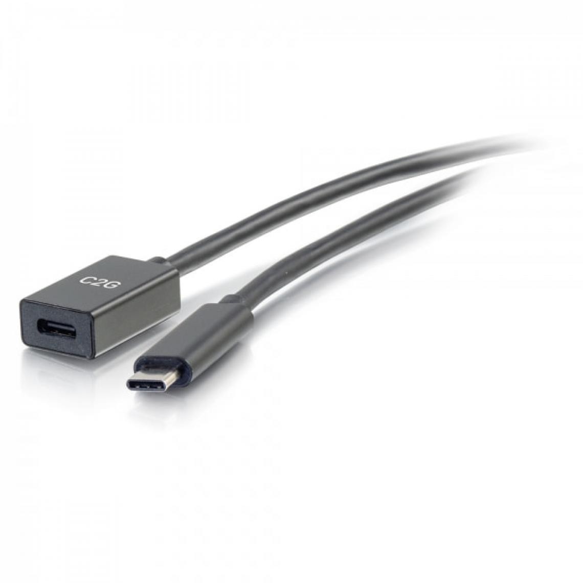 C2G - C2G 88658 câble USB 0,9 m USB 3.2 Gen 2 (3.1 Gen 2) USB C Noir - Hub
