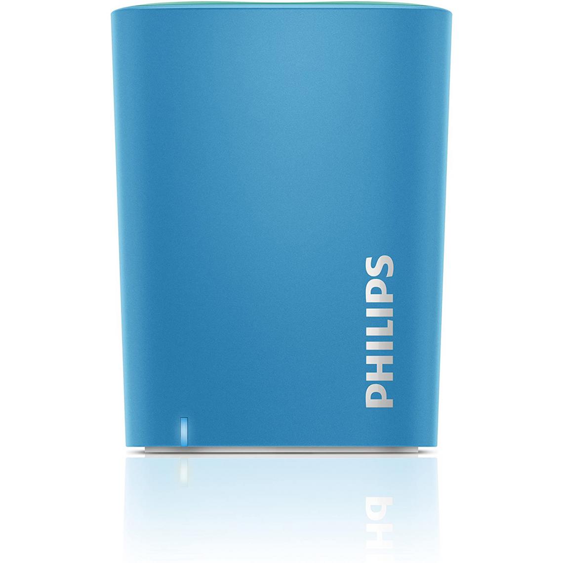 Philips - enceinte portable sans Fil Compacte avec Bluetooth bleu - Enceintes Hifi