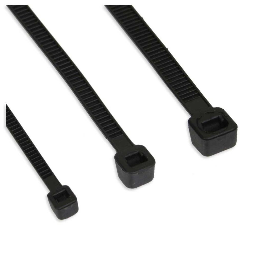 Inline - Attaches de câble InLine® longueur 300 mm largeur 4,8 mm noir 100 pcs. - Visserie PC