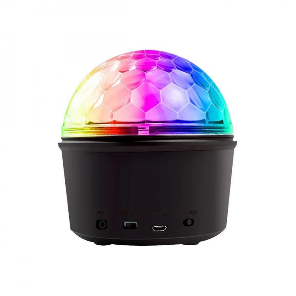 Universal - Clear Sound Quality Haut-parleurs 12W sans fil Bluetooth RGB LED Party Disco Crystal Haut-parleur Magic Ball Effect Musique Stage - Enceintes Hifi