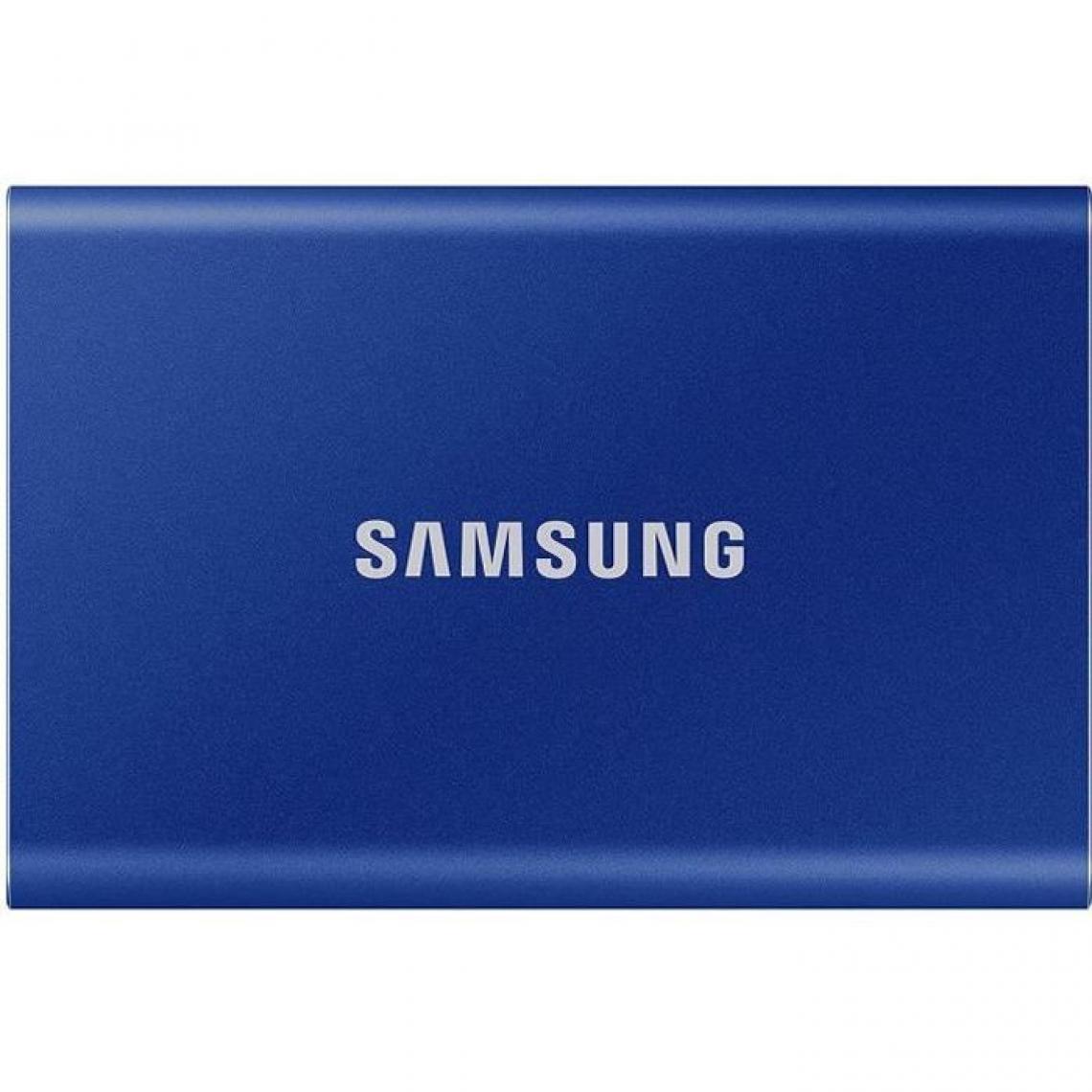 Samsung - SAMSUNG SSD externe T7 USB type C coloris bleu 2To - Disque Dur interne