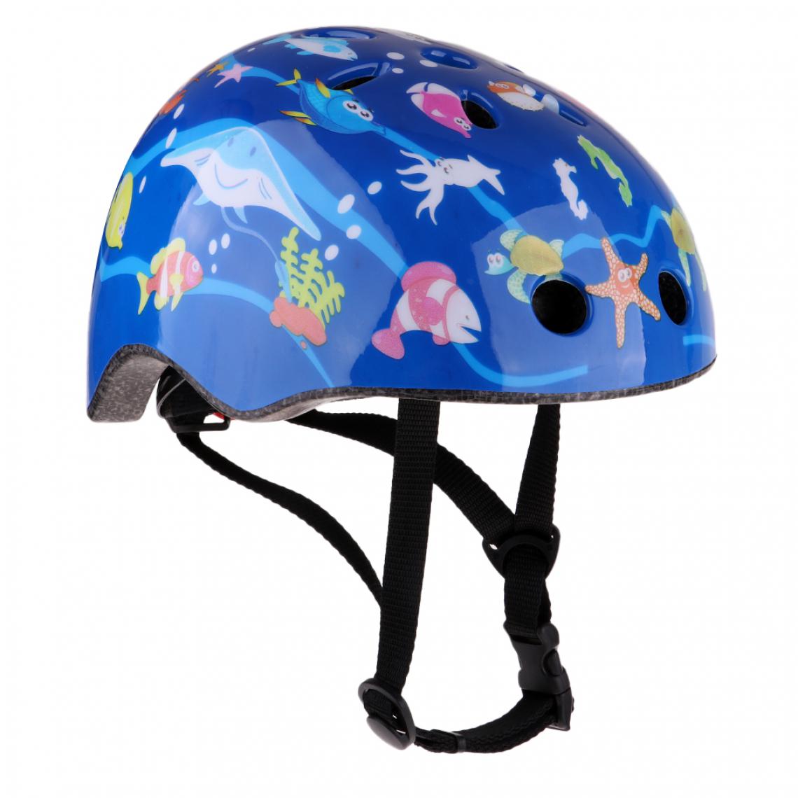 marque generique - La garde de casque de sécurité de sport en plein air de vélo de patin à roulettes d'enfants garde le rose - Accessoires et Pièces Détachées