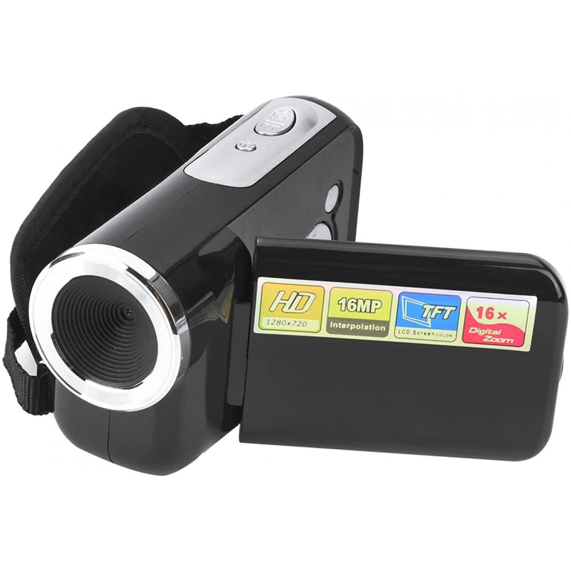 Vendos85 - Caméscope numérique TFT LCD de 2 pouces 1080 X 720 noir + 1 micro SD 32 go - Caméras Sportives