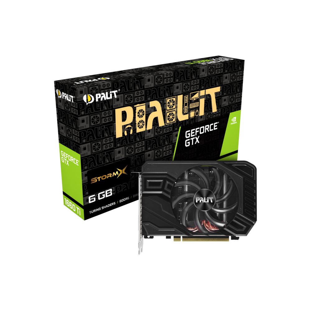 Palit - Geforce GTX 1660 Ti - STORMX - 6 Go - Carte Graphique NVIDIA