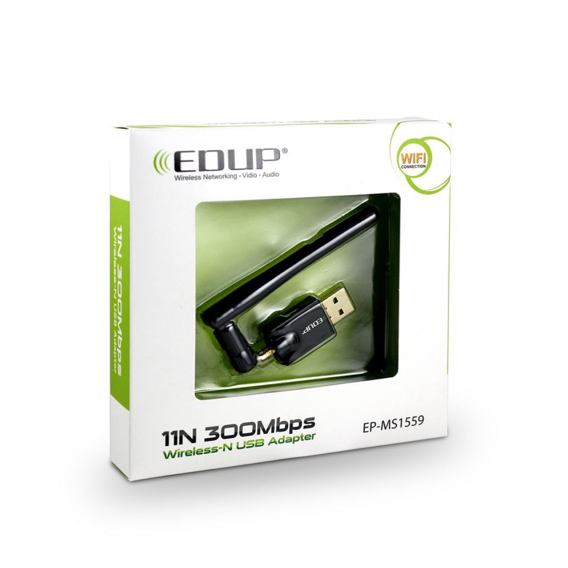 marque generique - EDUP N1559 300MBPS Adaptateur USB Mini sans fil 802.11n - Antenne WiFi