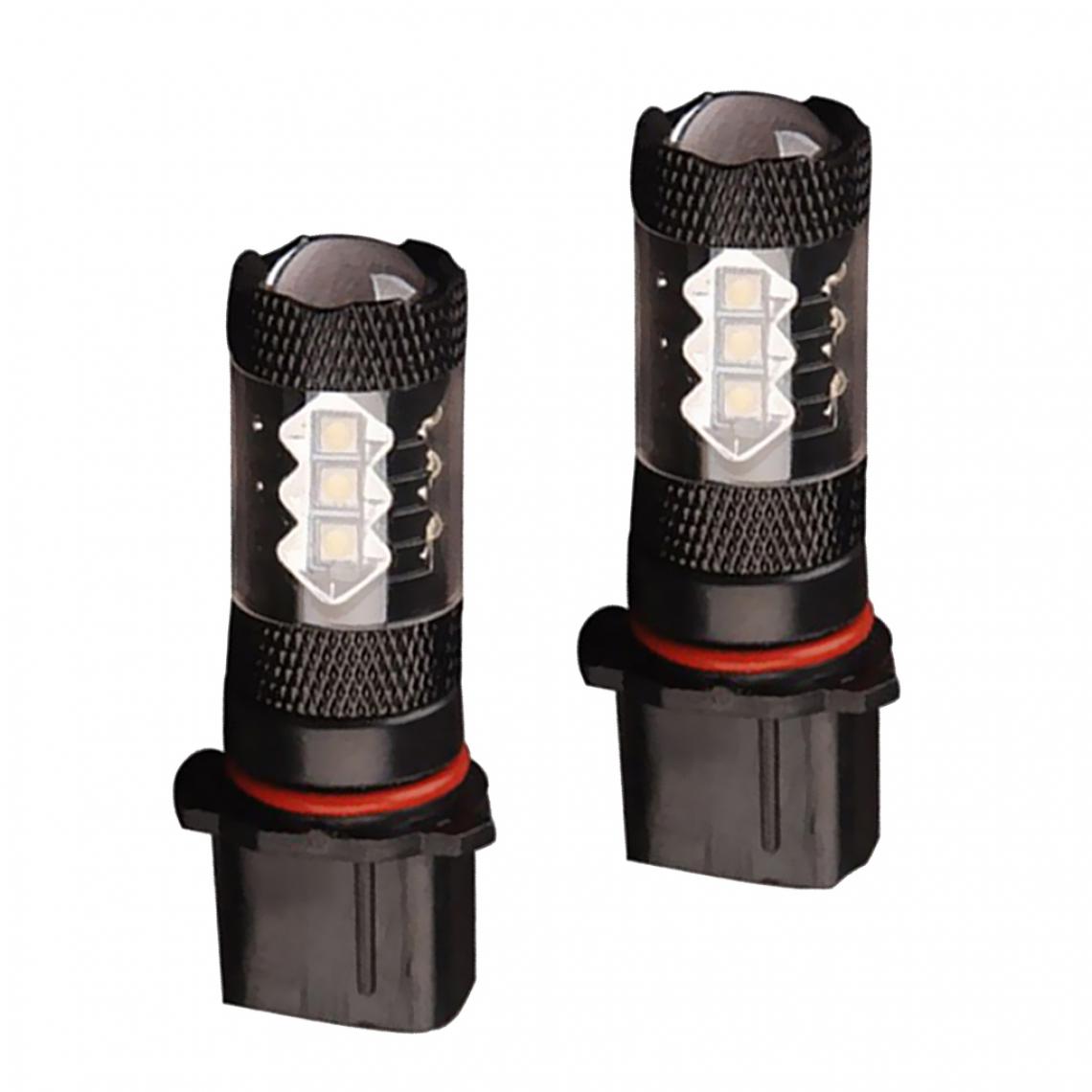 marque generique - 2x Ampoules LED P13W Lampes 80W Pour Feux De Brouillard Auto Pièce Extérieur - Accessoires et Pièces Détachées