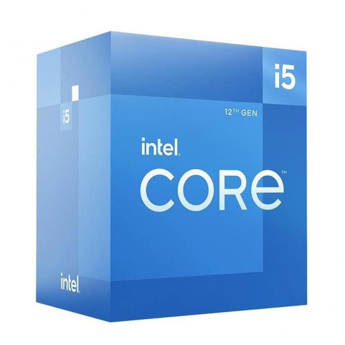 Intel - Processeur - INTEL - Core i5-12400F - 18M Cache, jusqu'a 4.40 GHz (BX8071512400F) - Processeur INTEL