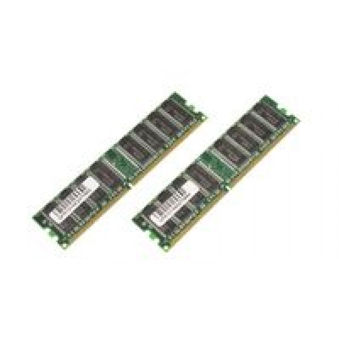 Because Music - 2GB DDR 3200/400 DIMM 64M*8 184PINS 2,6V CL3 kit of 2x 1GB - RAM PC Fixe