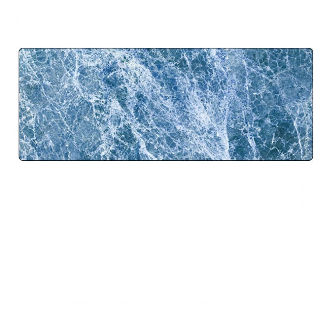 Universal - Tapis de souris en marbre 800x300mm XL Bureau Ordinateur portable Clavier Jeu Gamer Tapis de souris Gros jeu Souris en carton(Bleu) - Tapis de souris