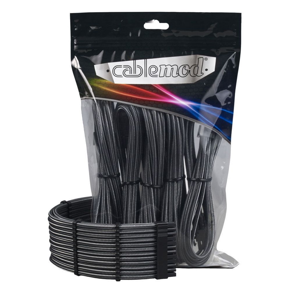 Cablemod - PRO ModMesh Cable Extension Kit - Carbone - Câble tuning PC