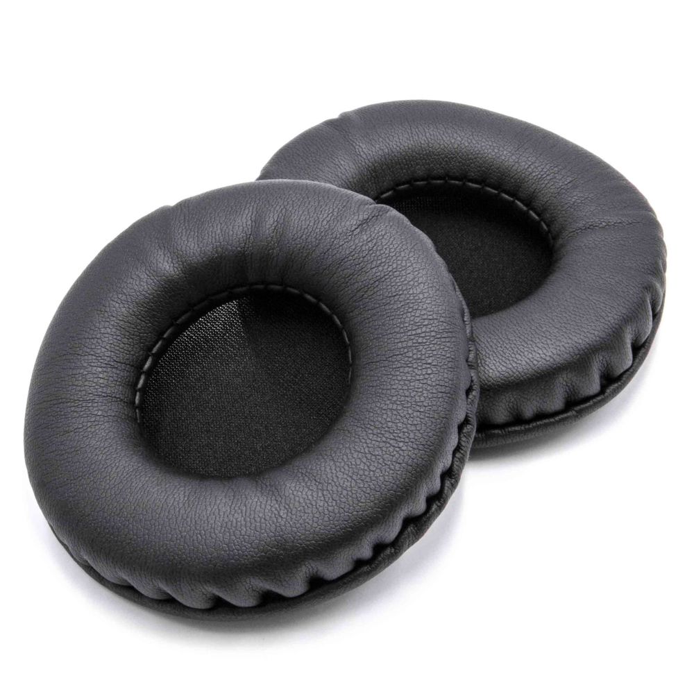 Vhbw - vhbw coussinets oreillettes de protection noir 3.85cm 8cm pour casque audio headset écouteurs pour qu'il faut des coussinets d'oreille de 80mm - Accessoires casque