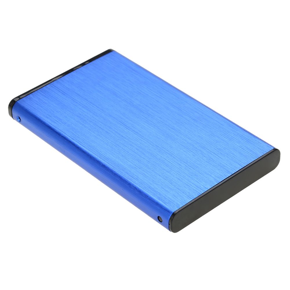 marque generique - 2.5 ""usb 2.0 aluminium externe ide disque dur boîtier externe bleu - Boitier PC