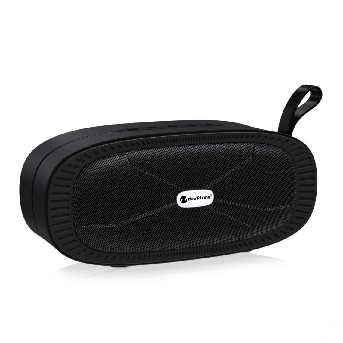 Wewoo - Enceinte Bluetooth NR4022 Haut-parleur portable stéréo avec barre de son surround microphonecarte Micro SD de soutien FM Noir - Enceintes Hifi
