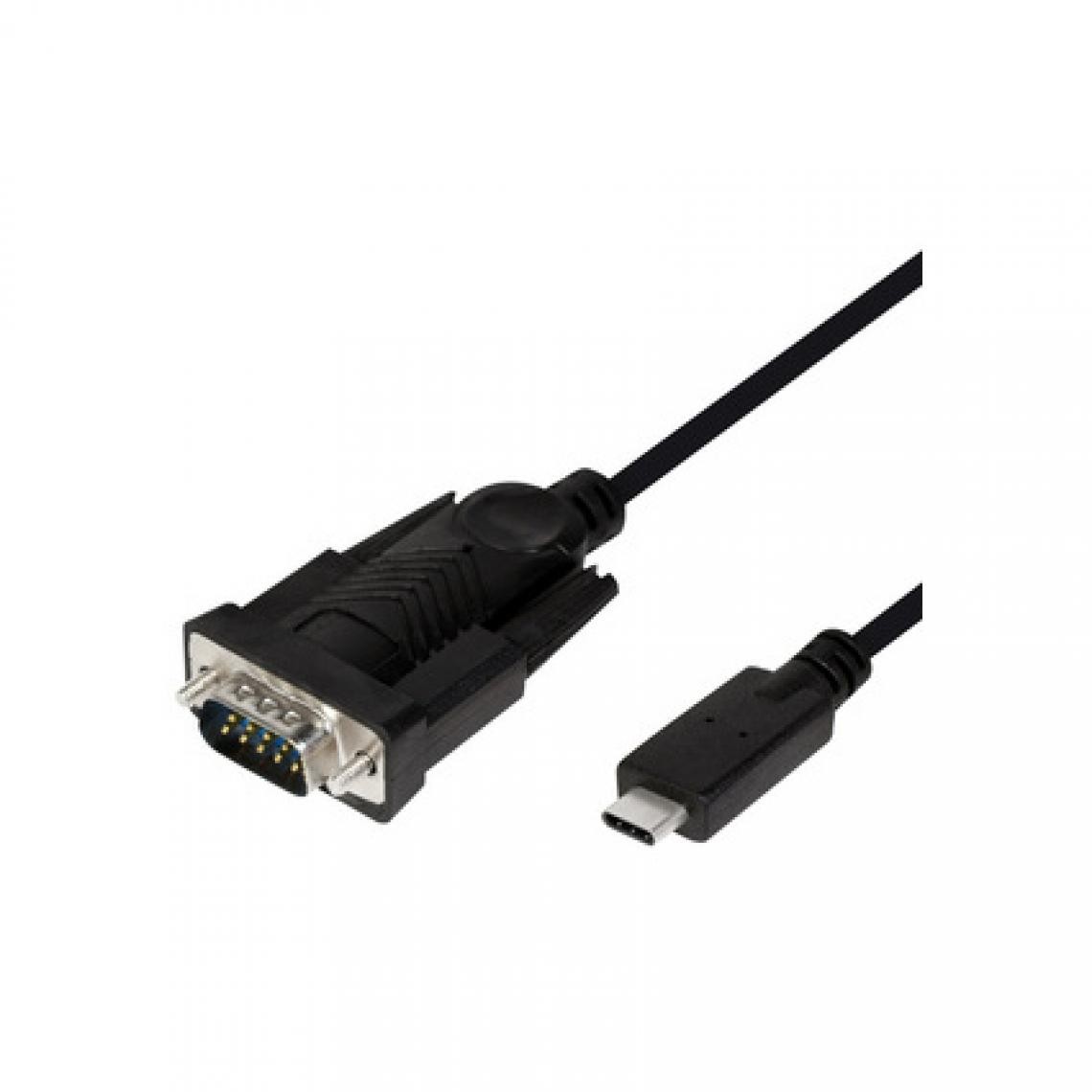 Logilink - LogiLink Câble adaptateur USB-C - RS232, 1,2 m, noir () - Hub