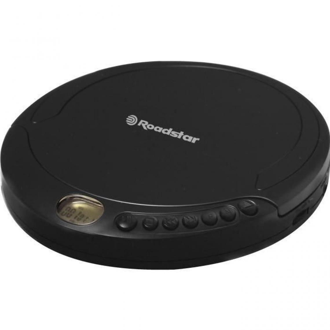 Roadstar - ROADSTAR PCD 498 Baladeur CD MP3 - Affichage LCD Anti Shock 120s - Casque De Haute Qualité Avec Adaptateur Secteur - Radio