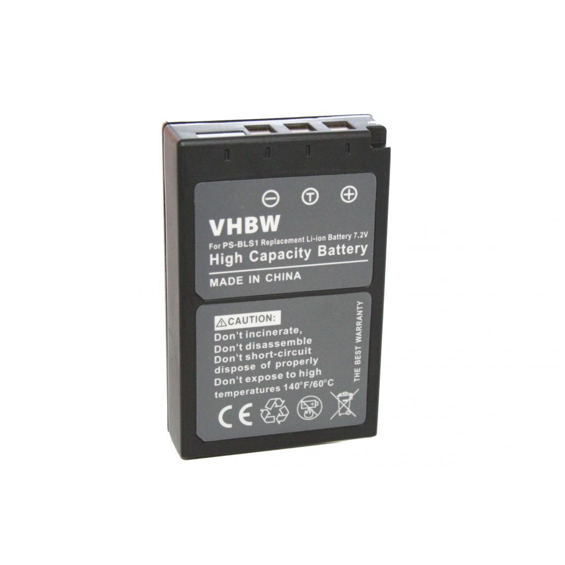 Vhbw - vhbw Batterie compatible avec Olympus D-SLR E-400, E-410, E-420, E-450, E-600, E-620 appareil photo APRN (900mAh, 7,2V, Li-ion) - Batterie Photo & Video