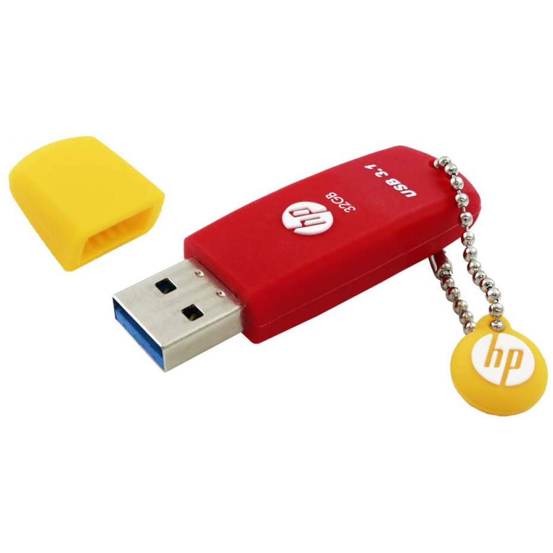 Hp - Clé USB 3.1 32 Go en caoutchouc Rouge ? HPFD788R-32P - Clés USB