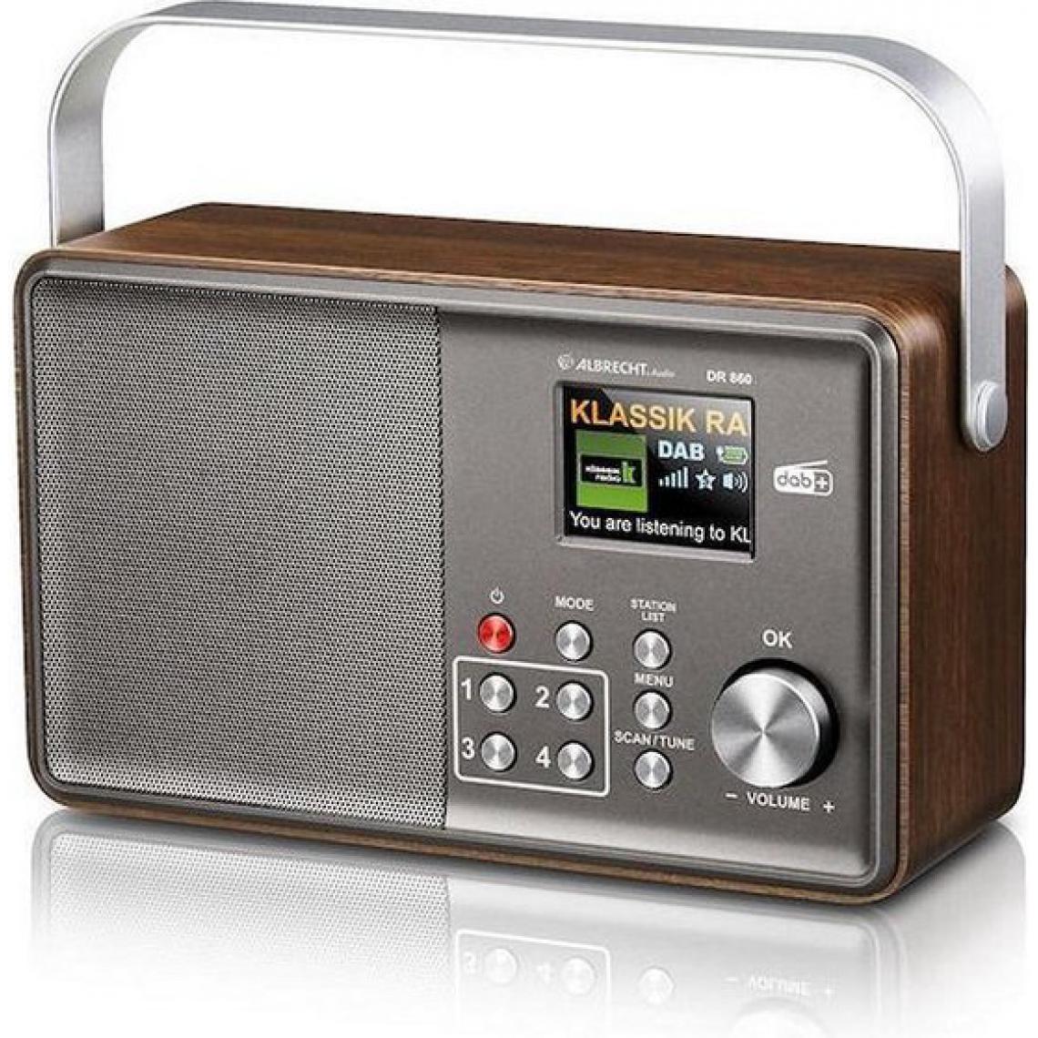 Albrecht - Albrecht radio dab+ dr 860 walnut - Radio