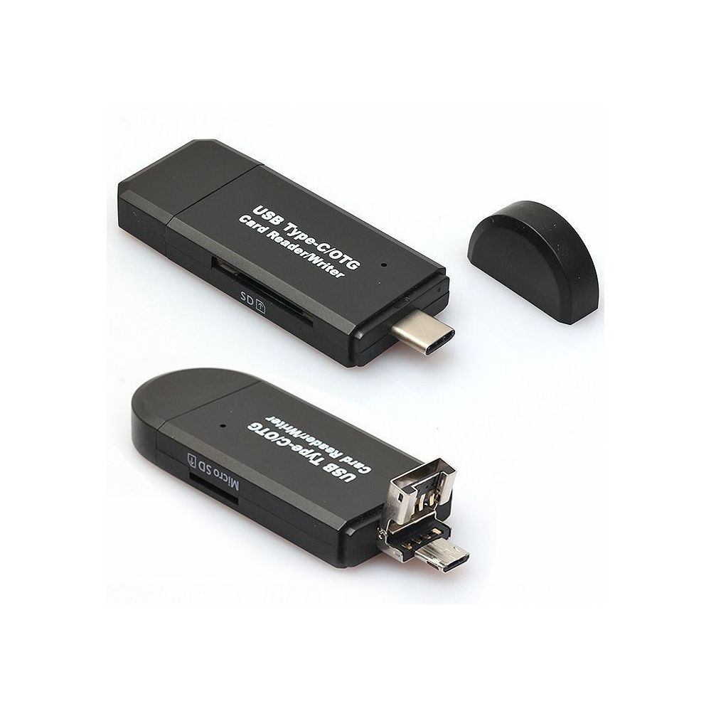 Generic - USB-C Type C USB 2.0 Micro USB OTG TF SD Lecteur de carte Micro SD - Lecteur carte mémoire