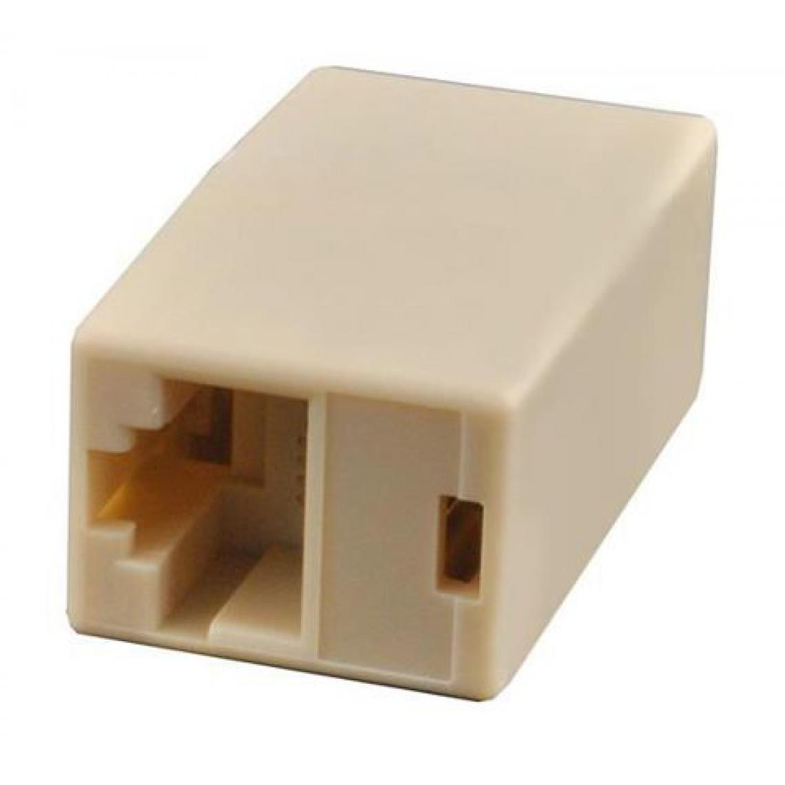 Ansco - Adaptateur RJ11 RJ11 (6P4C) Femelle - RJ11 (6P4C) Femelle Blanc ou Beige - Switch