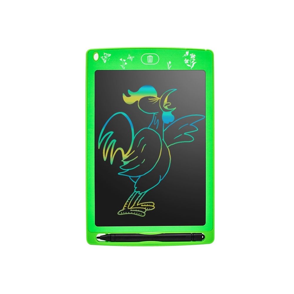 Wewoo - Tablette graphique 8,5 pouces LCD couleur enfants LCD planche à dessin électronique vert - Tablette Graphique