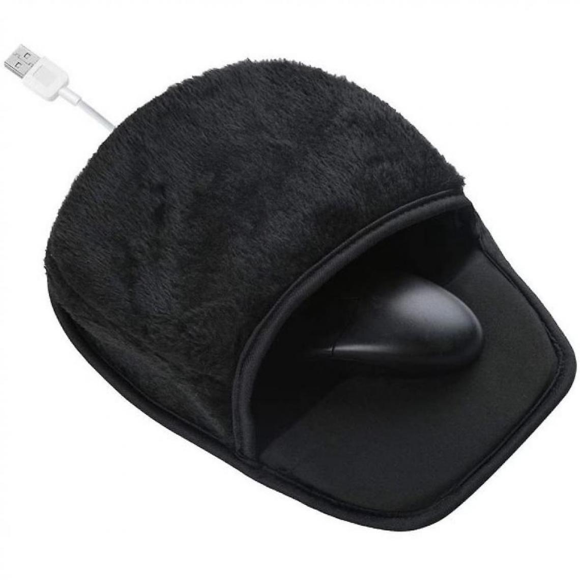 Universal - Tapis de souris thermique USB universel - grand tapis de chauffage électrique, (noir) - Tapis de souris