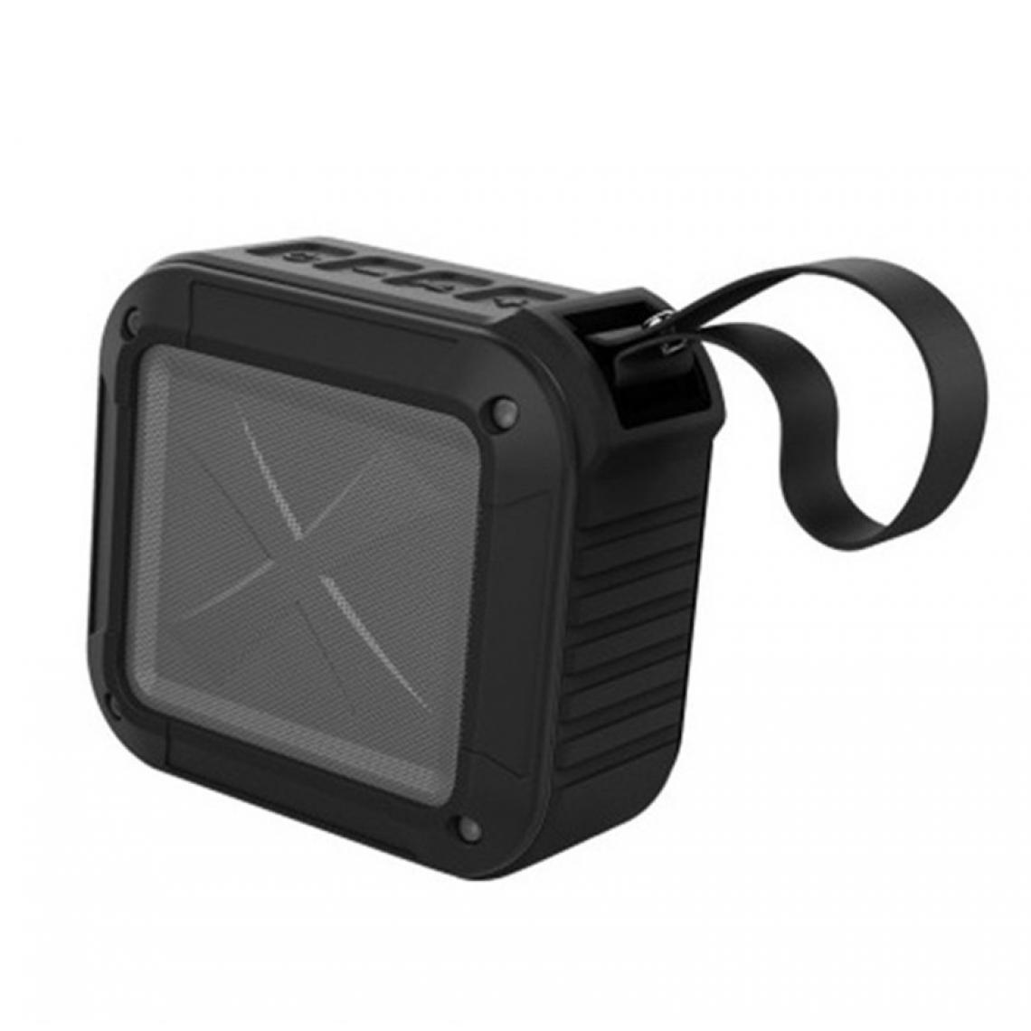 Wewoo - Enceinte Bluetooth étanche Haut-parleur sans fil S7 Mini avec vélo TF / FM / AUX / NFC noir - Enceinte PC