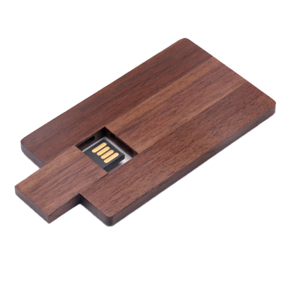 marque generique - noyer bois type de carte usb 2.0 mémoire flash stylo pinceur stockage 16gb - Clés USB