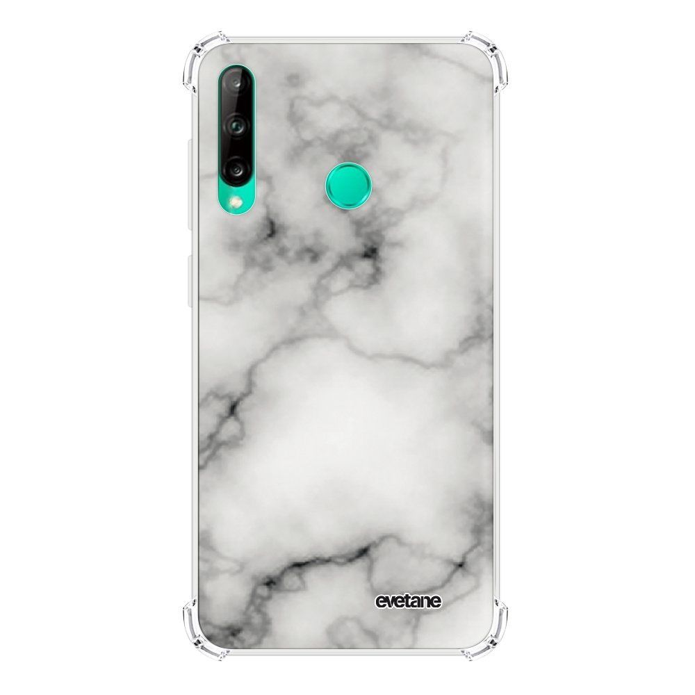 Evetane - Coque Huawei P40 Lite E anti-choc souple avec angles renforcés transparente Marbre blanc Evetane - Coque, étui smartphone