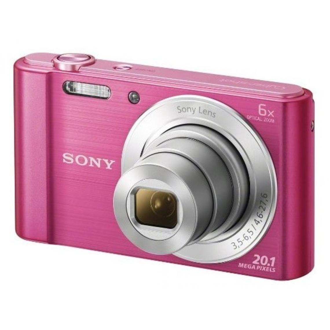 Sony - Appareil photo numérique compact CyberShot DSC-W810 rose - Appareil compact