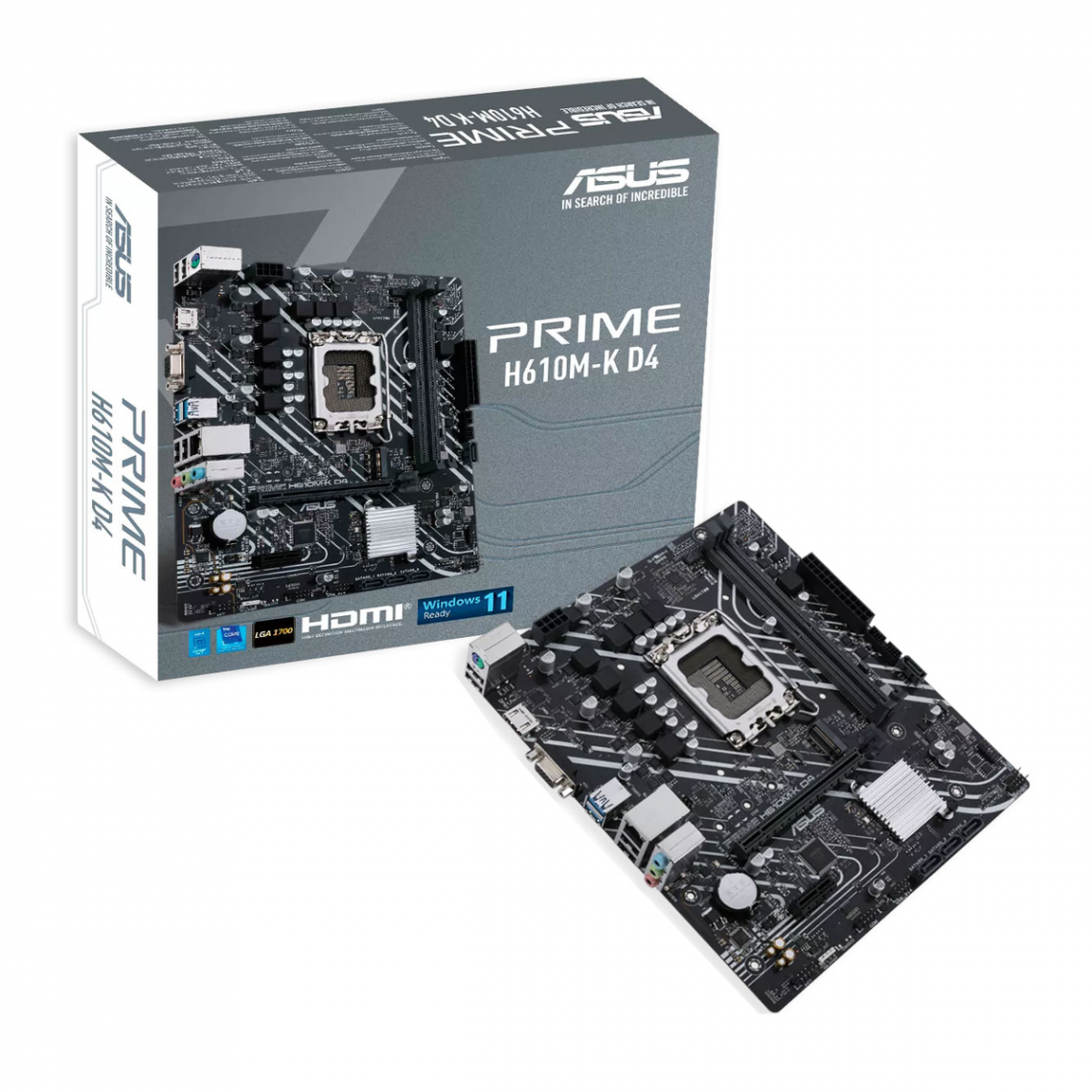 Asus - PRIME H610M-K D4 - Carte mère Intel
