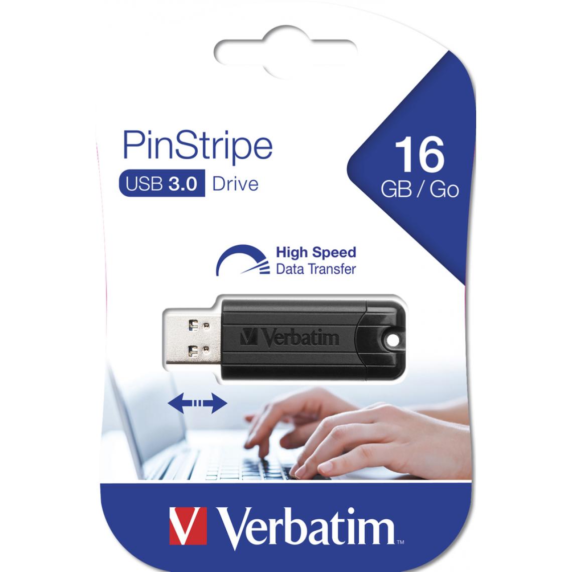 Verbatim - Clé usb 16go Verbatim Pinstrpie 3.0 - Clés USB