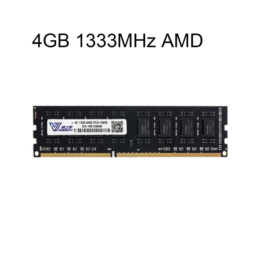 Wewoo - Vaseky 4GB 1333 MHz AMD PC3-10600 DDR3 PC Mémoire RAM Module pour Bureau - RAM PC Fixe