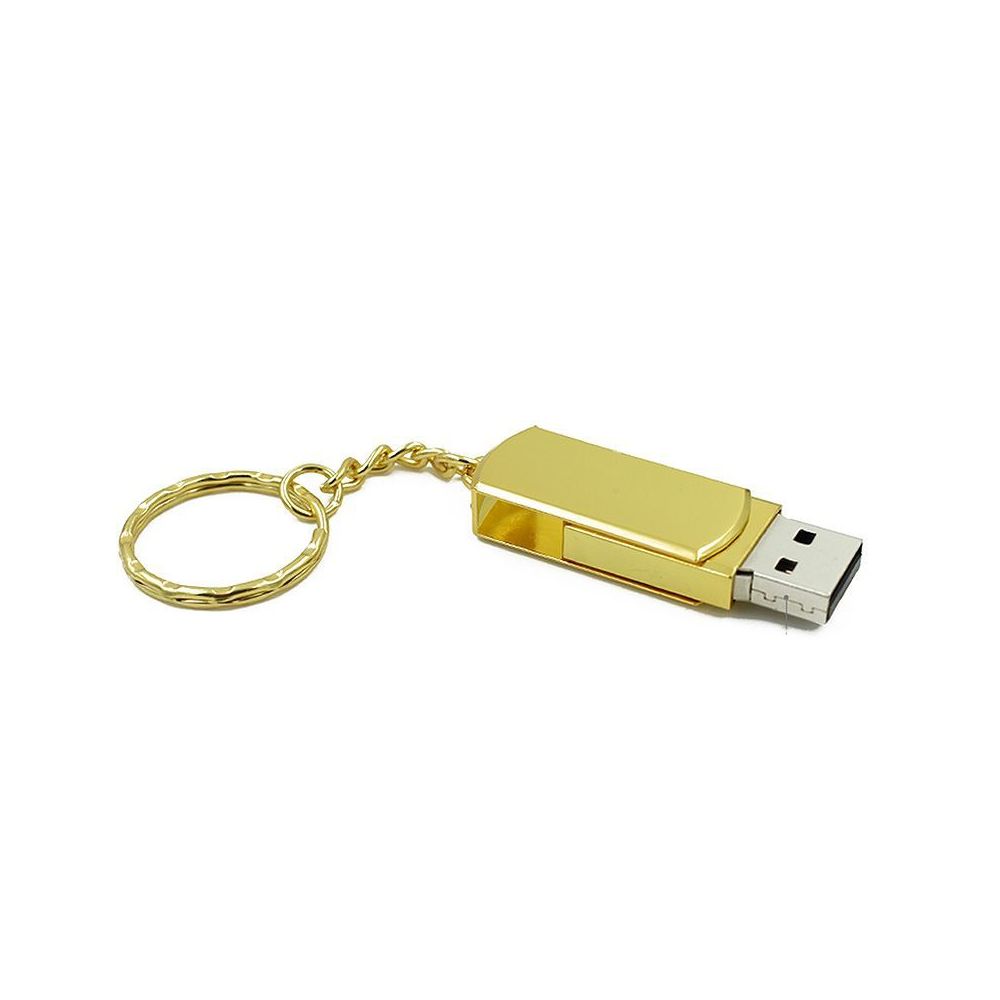 marque generique - 32 Go Mini Clé USB Clef Mémoire Flash U Disque USB 2.0 Métallique Or - Clés USB