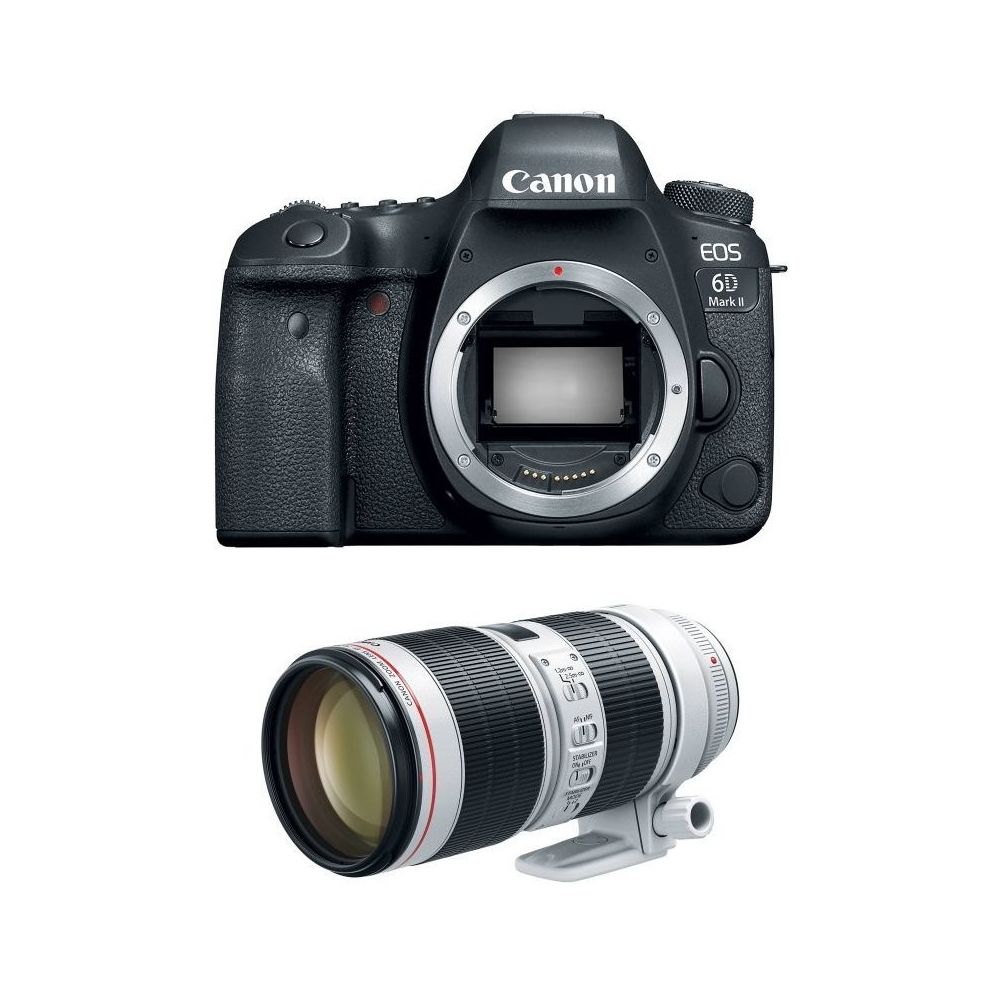 Canon - CANON EOS 6D II + EF 70-200mm F2.8L IS III USM - Reflex Grand Public