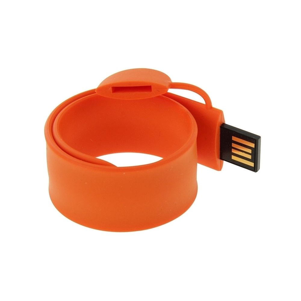 Wewoo - Clé USB Orange Silicone Bracelet USB Flash Disk avec mémoire de 32 Go - Clés USB