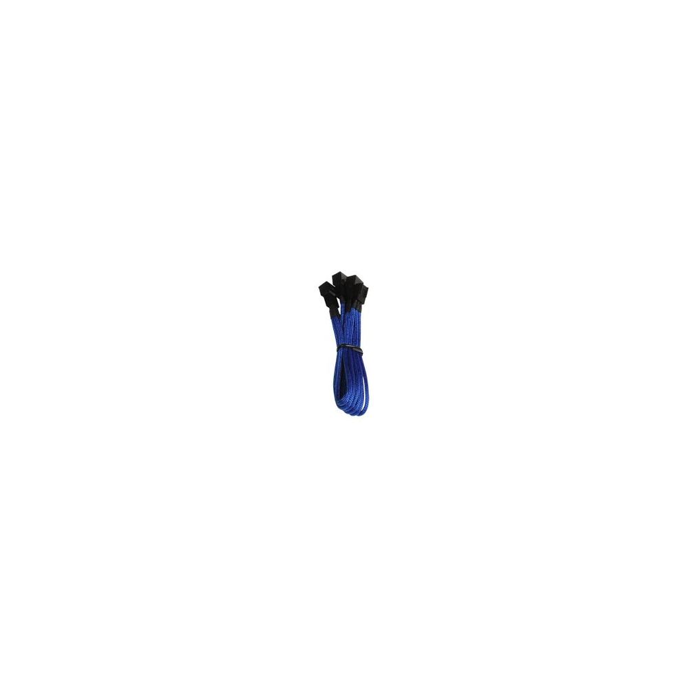 Bitfenix - Câble rallonge Alchemy 3-Pin vers 3x 3-Pin - 60 cm - gaines Bleu/Noir - Câble tuning PC