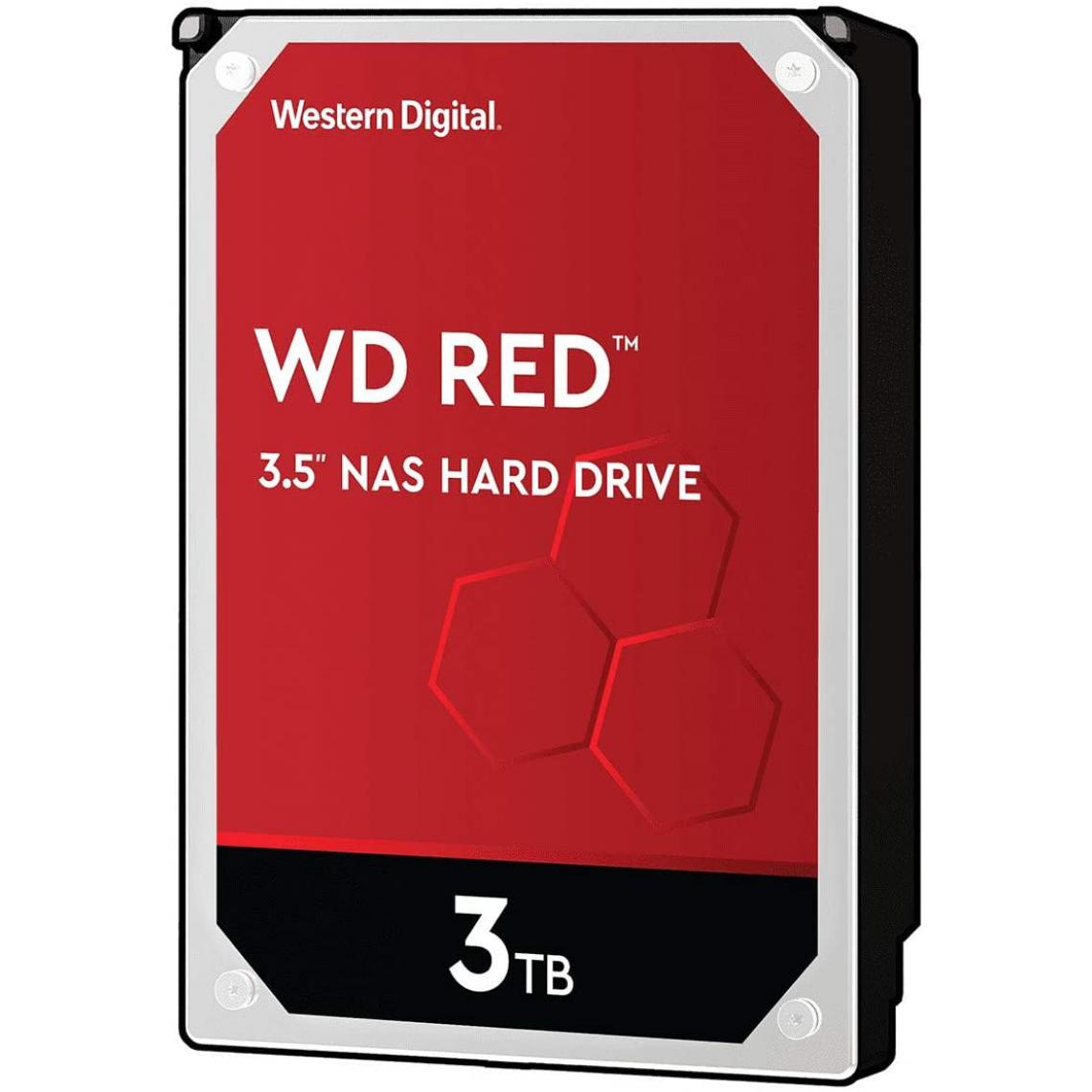 Western Digital - HDD Desk Red 3TB 3.5 SATA 256MB - Disque Dur interne