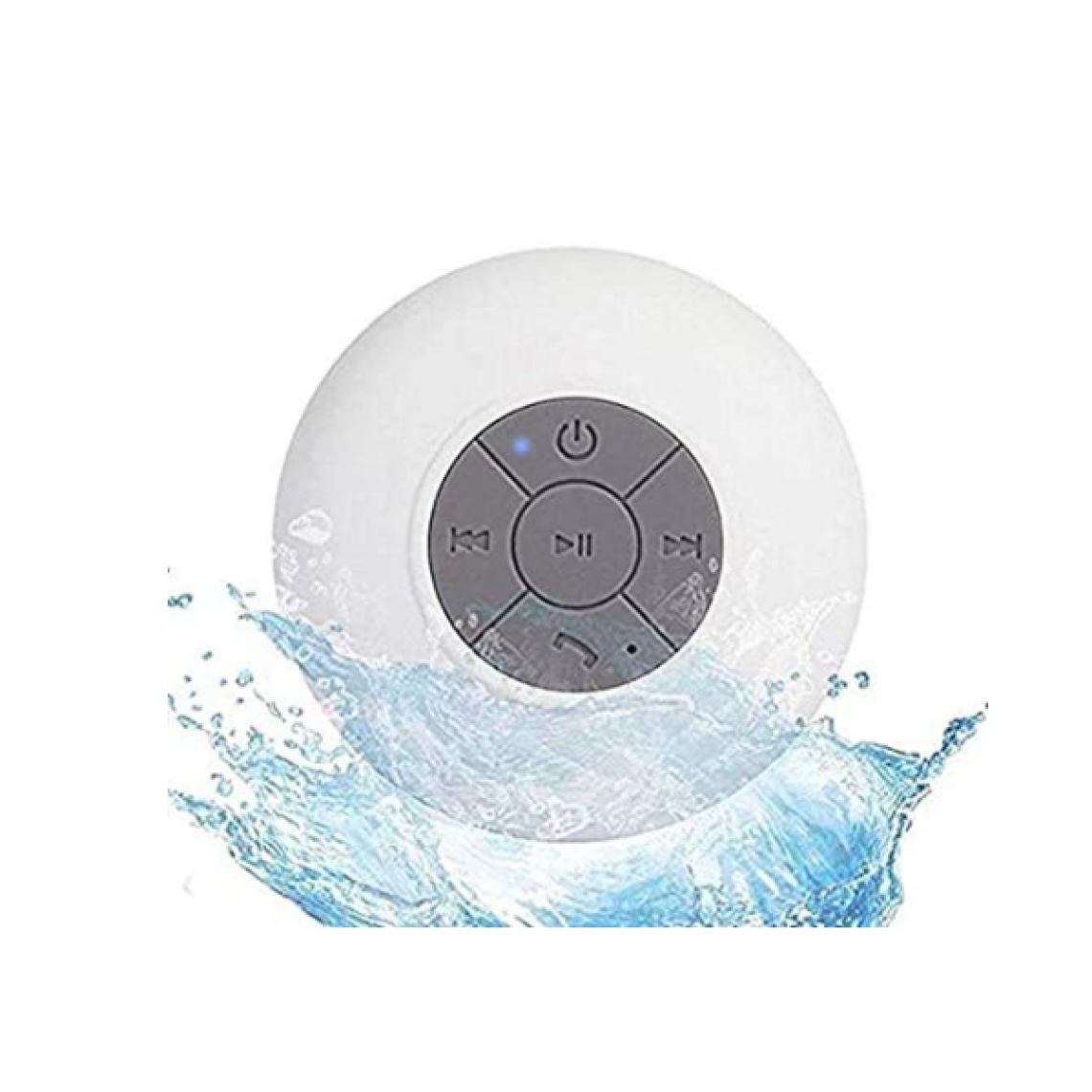 Chrono - Portable Mini HIFI Waterproof Shower Pool Wireless Bluetooth Speaker Handsfree with Mic (Blanc) - Enceintes Hifi